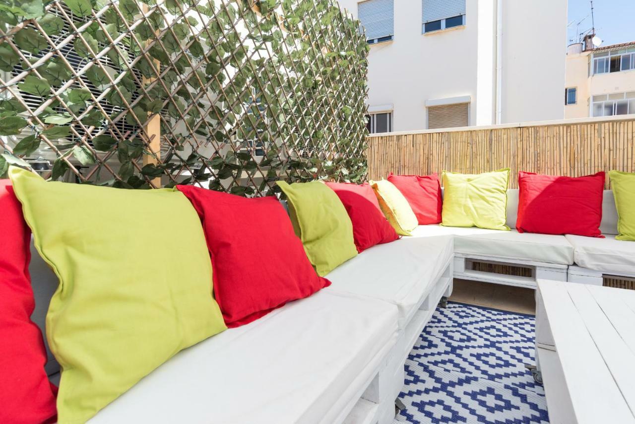 Ma1A-Apt With Rooftops With Palms Close To Old Town Málaga Esterno foto