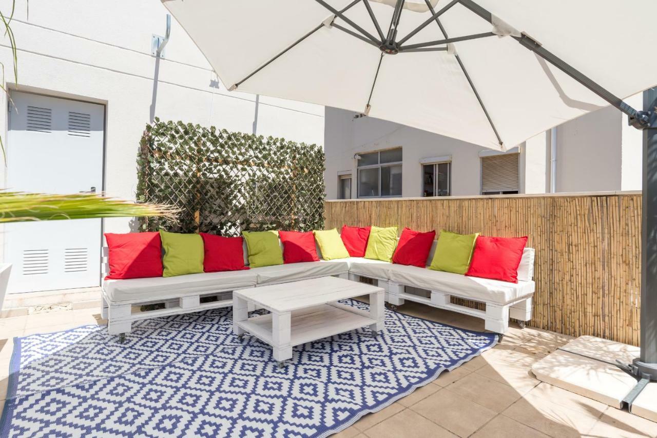 Ma1A-Apt With Rooftops With Palms Close To Old Town Málaga Esterno foto