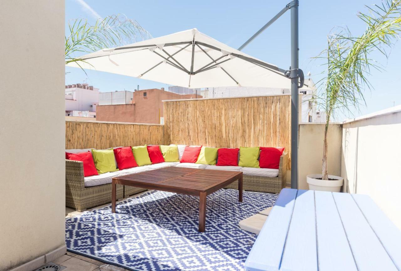 Ma1A-Apt With Rooftops With Palms Close To Old Town Málaga Esterno foto