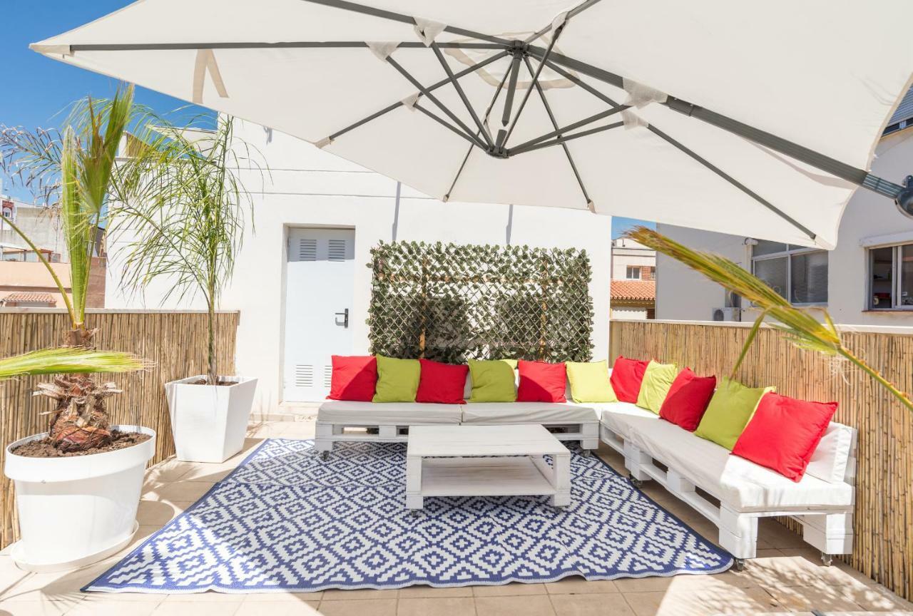 Ma1A-Apt With Rooftops With Palms Close To Old Town Málaga Esterno foto