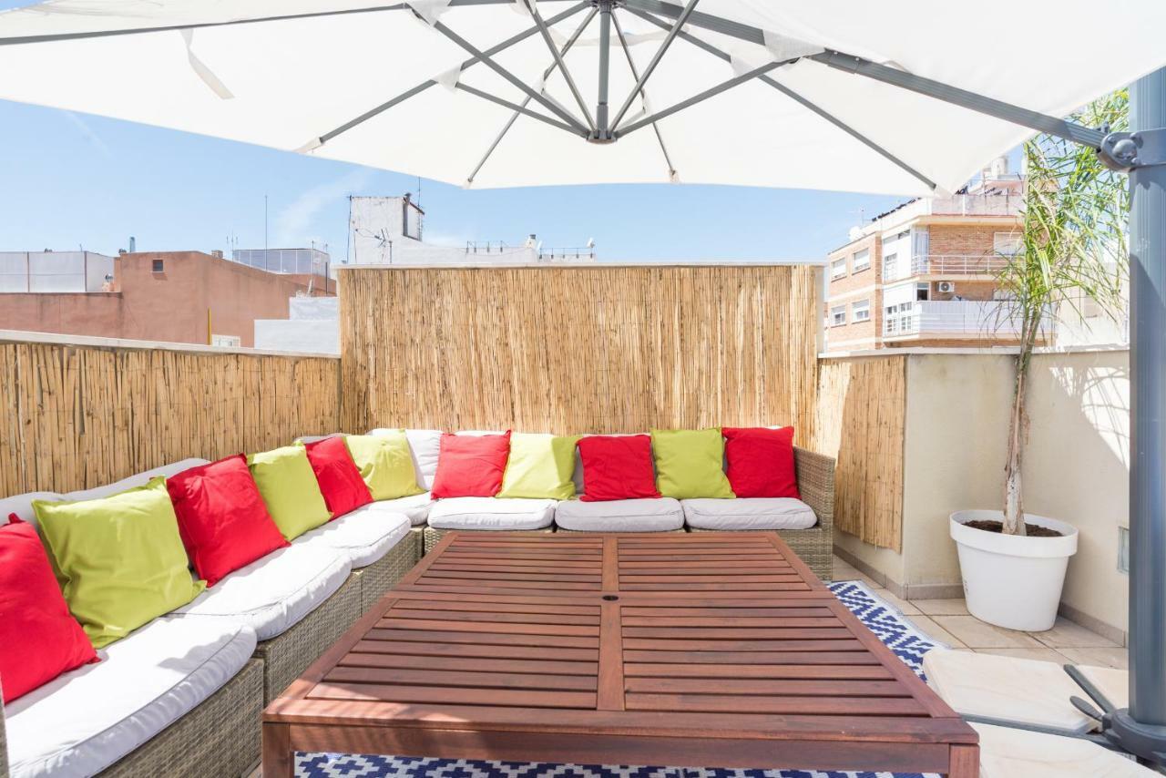Ma1A-Apt With Rooftops With Palms Close To Old Town Málaga Esterno foto